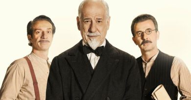 La stranezza: Ficarra, Picone e Toni Servillo nei panni di Bastiano, Nofrio e Pirandello